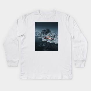 Lofoten Archipelago Kids Long Sleeve T-Shirt